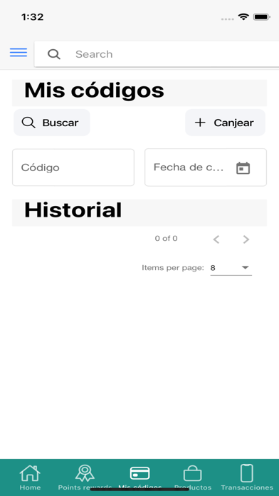 Zrzuty ekranu Points App