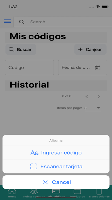 Zrzuty ekranu Points App