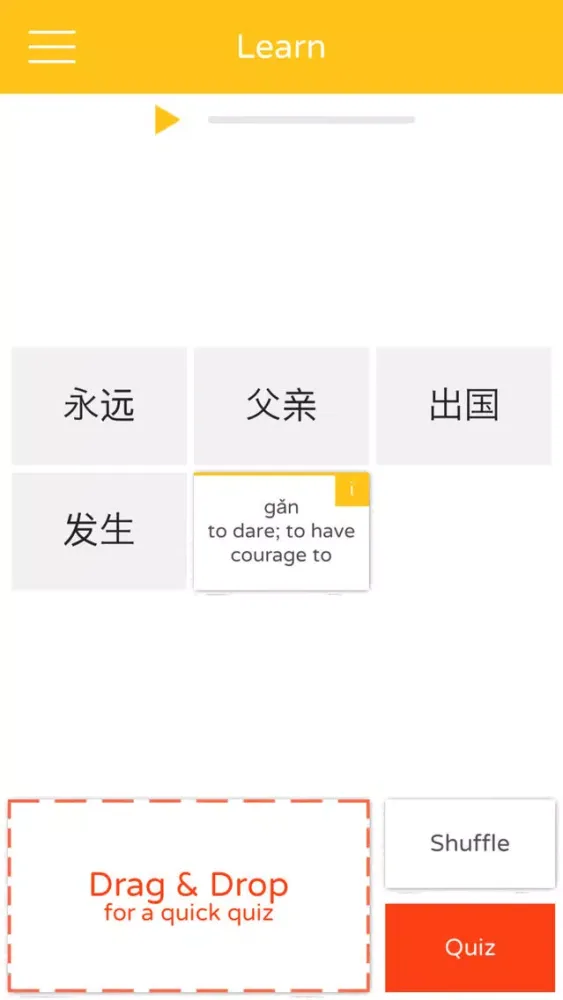 Tangkapan skrin Speedy Vocab - Learn Chinese