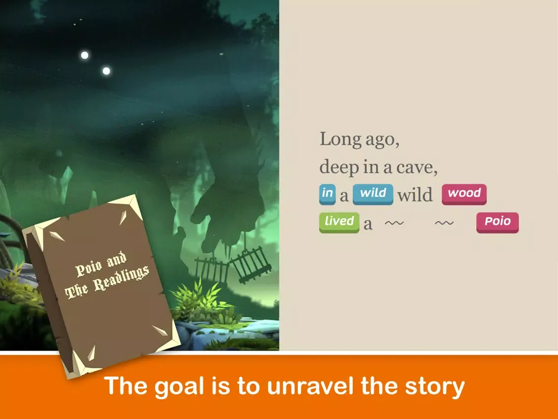 Tangkapan skrin Poio - Learn to Read iPad 