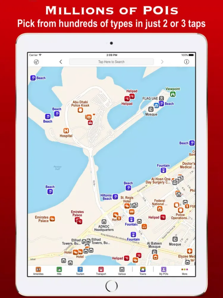 Ảnh chụp màn hình của Poison Maps: South & West Asia iPad 