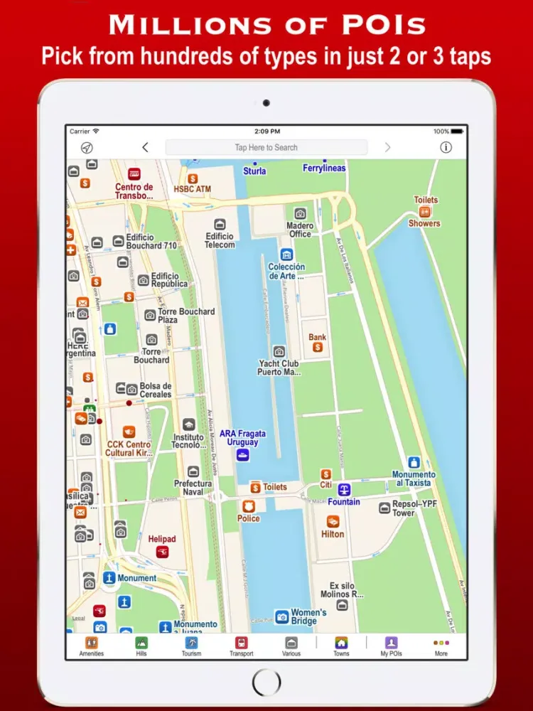 Capturas de pantalla de Poison Maps - South America iPad 