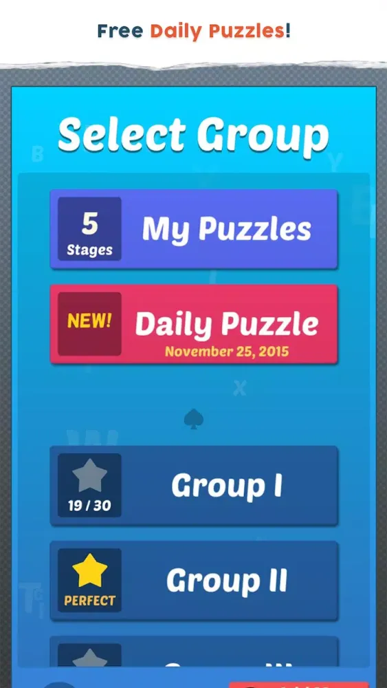 Ảnh chụp màn hình của Clue Word