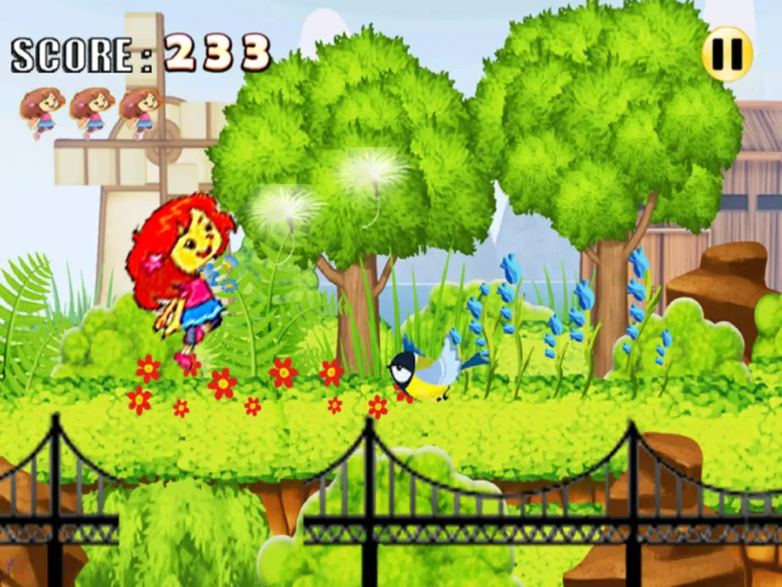 Tangkapan skrin Poke Girl Run iPad 