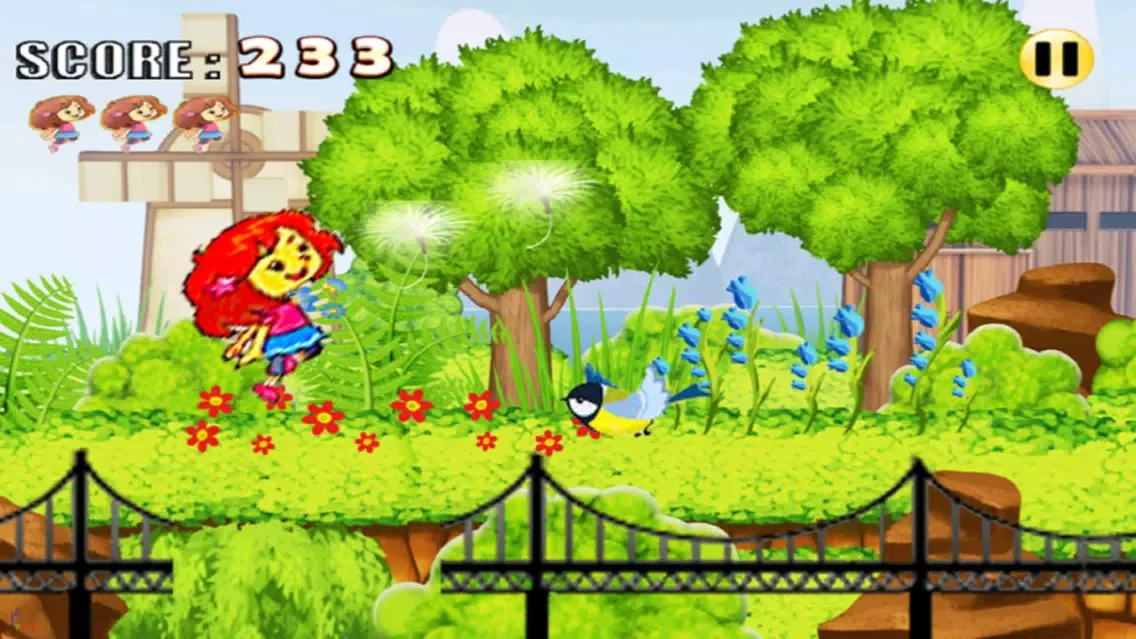 Tangkapan skrin Poke Girl Run