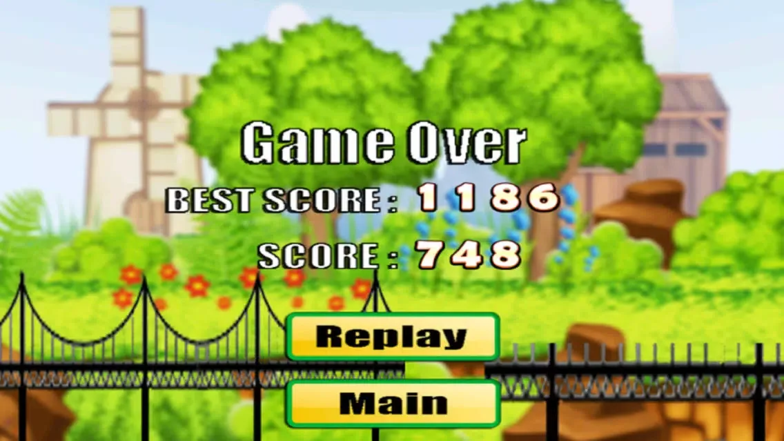 Tangkapan skrin Poke Girl Run