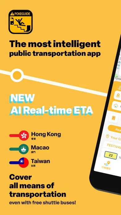 Pokeguide - Your transit guru! سکرین شاٹس