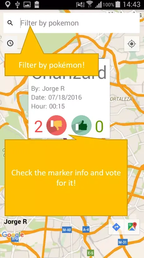 Your PokeMap Community应用截图