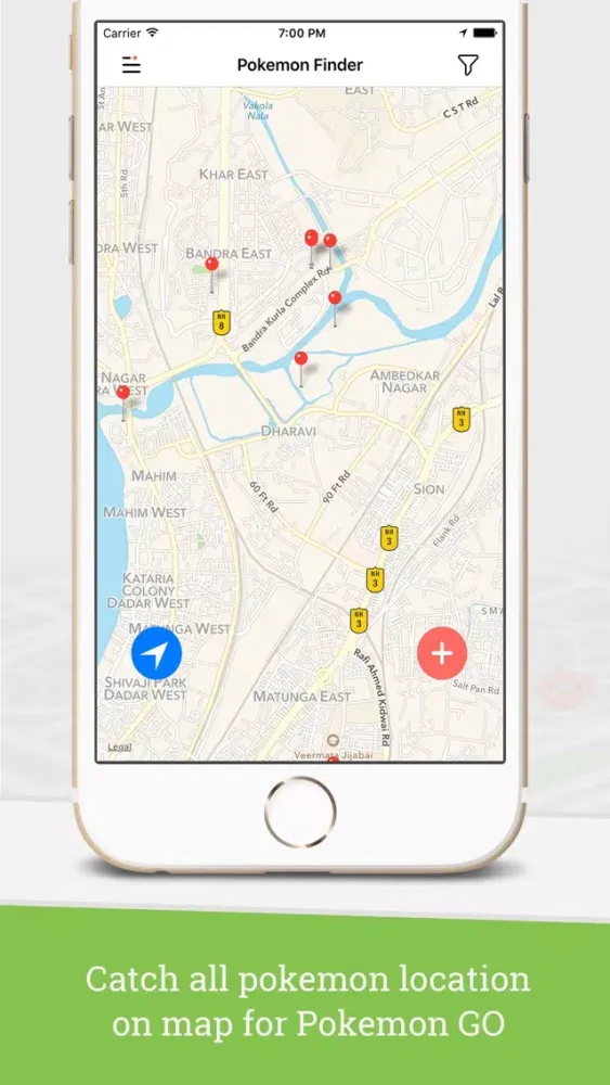 Pokemap poke finder for Pokemon GO Screenshots