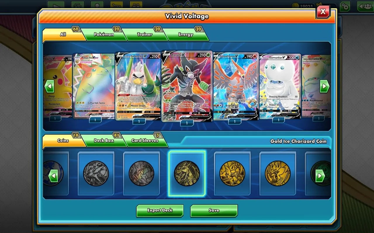 Capturas de pantalla de Pokémon Trading Card Game Online