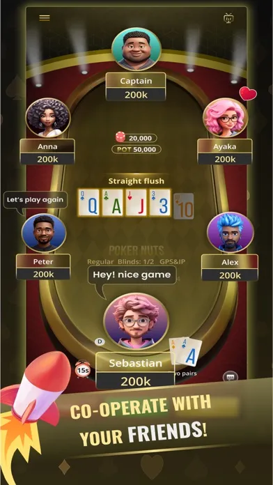Poker Nuts - Entertaining Game سکرین شاٹس