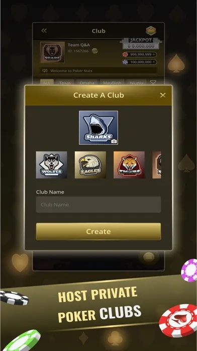 Poker Nuts - Entertaining Game سکرین شاٹس