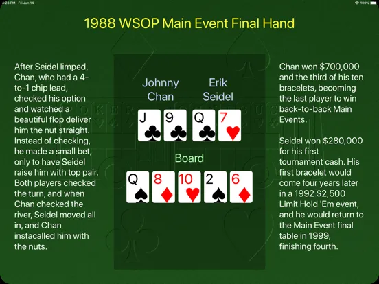 Poker Omnibus W50P iPad  Screenshots