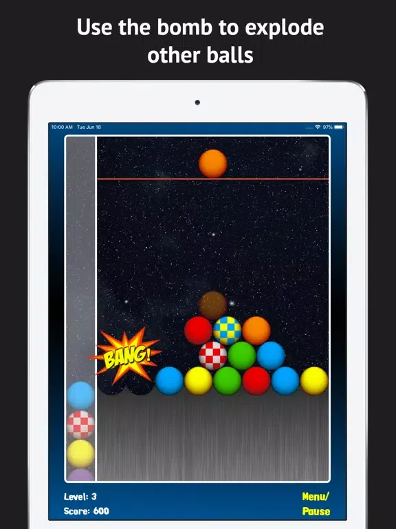 ภาพหน้าจอของ Magnetic Ball iPad 