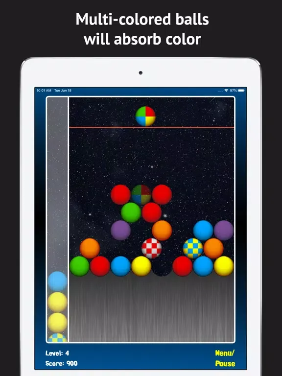 ภาพหน้าจอของ Magnetic Ball iPad 