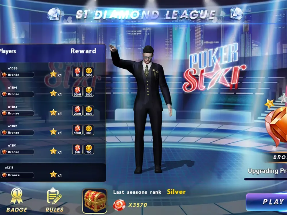Tangkapan skrin Poker Star: Texas Hold'em iPad 