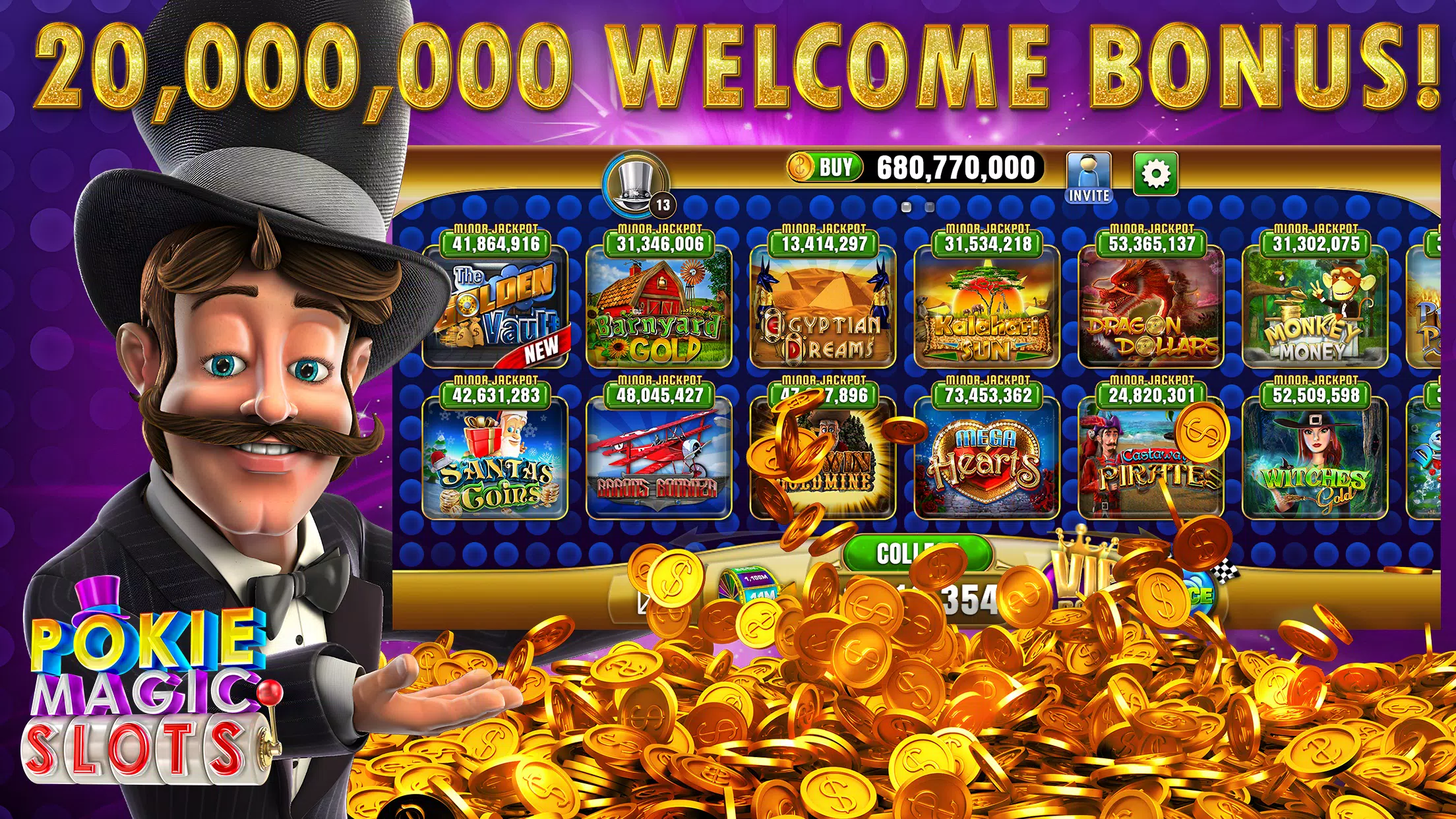 Pokie Magic Casino Slots Screenshots