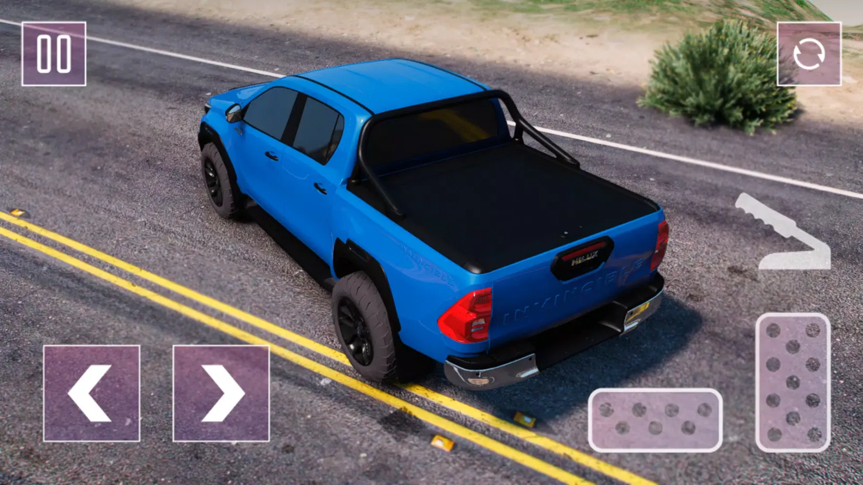 Capturas de tela do Hilux Jeep: Pickup Driving