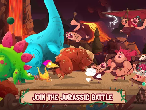 ภาพหน้าจอของ Dino Bash: Dinosaur Battle