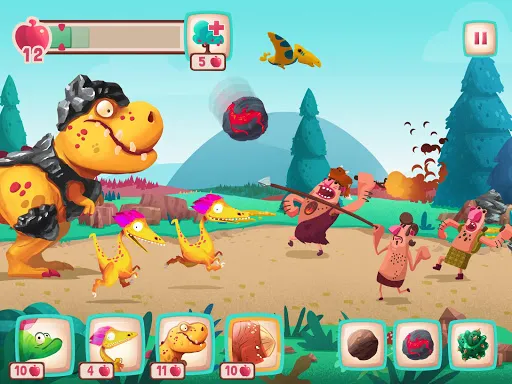 ภาพหน้าจอของ Dino Bash: Dinosaur Battle