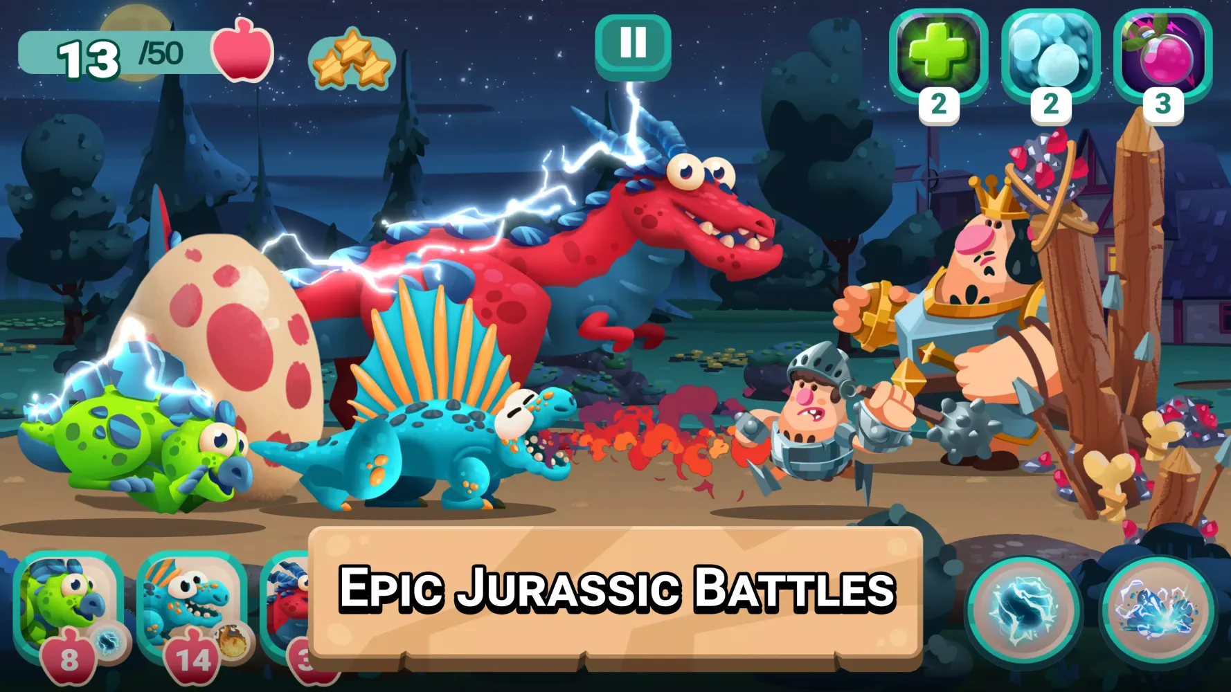 Tangkapan skrin Dinos vs Warriors