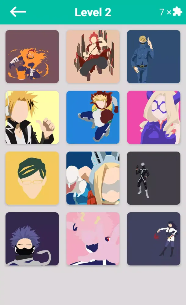 Hero Academia Anime Quiz Game Screenshots