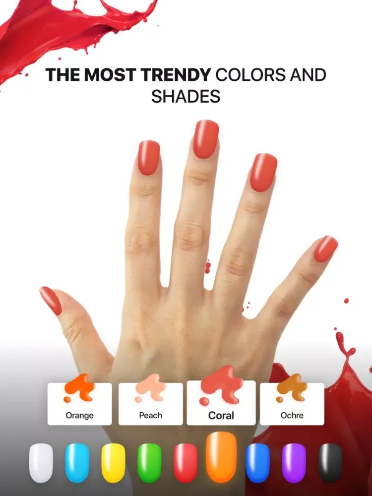 Capturas de pantalla de AR Nail Design - Polish Art iPad 