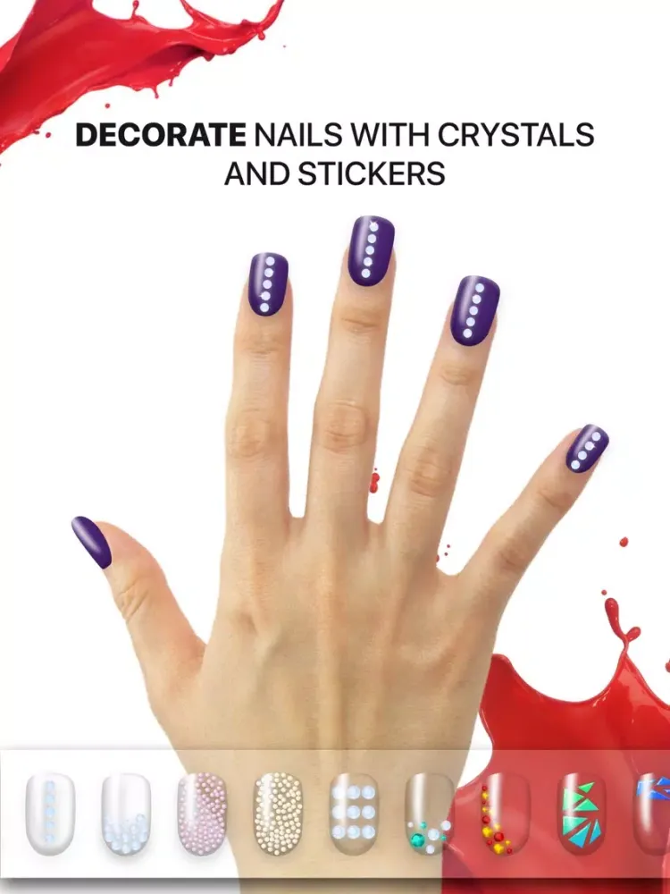 Capturas de pantalla de AR Nail Design - Polish Art iPad 