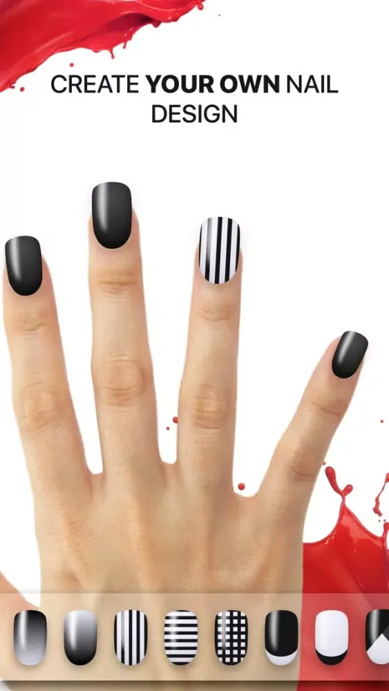 Capturas de pantalla de AR Nail Design - Polish Art