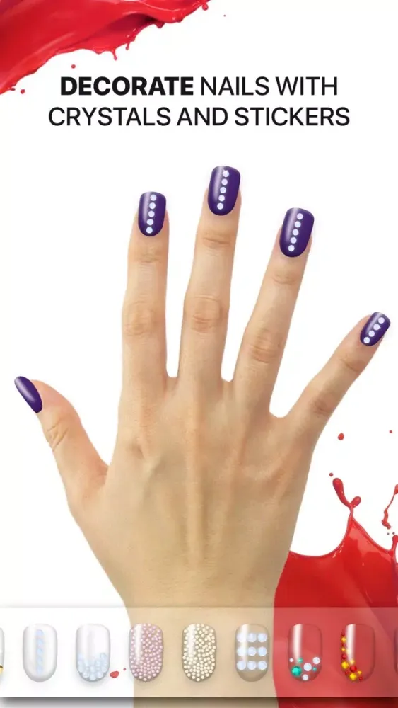 Capturas de pantalla de AR Nail Design - Polish Art