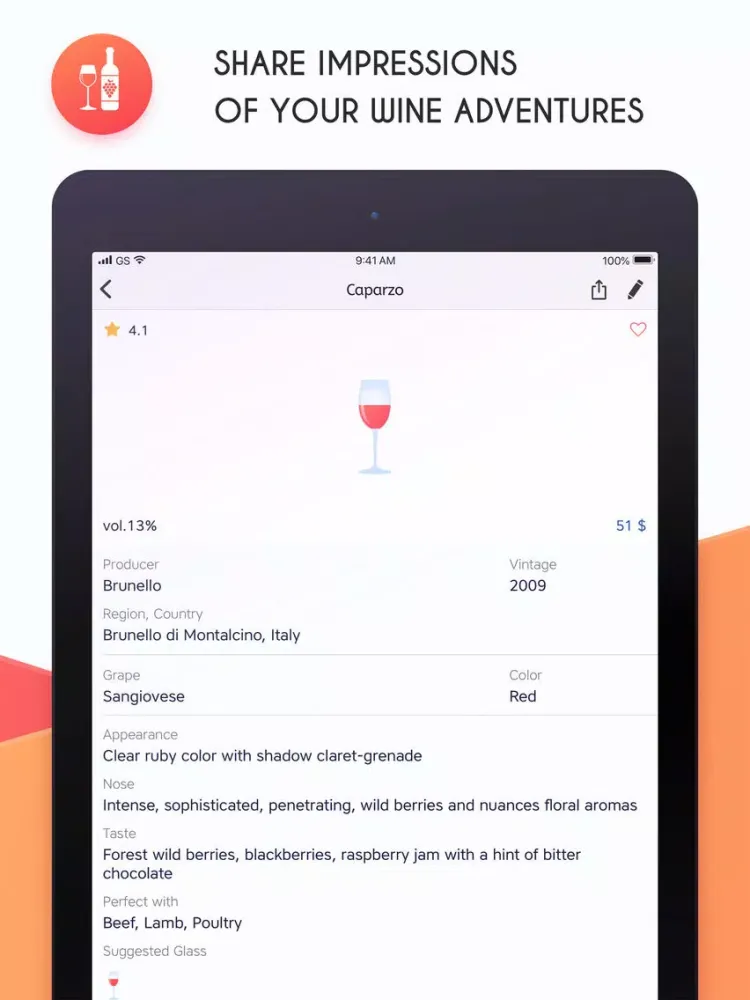 صور Be Wine - Liquor Searcher iPad 