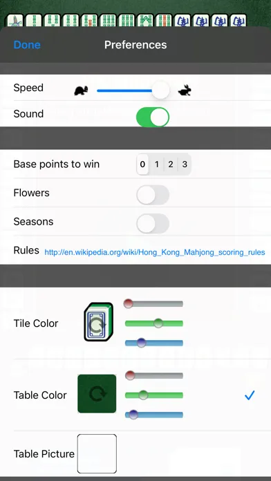 Zrzuty ekranu HK Mahjong