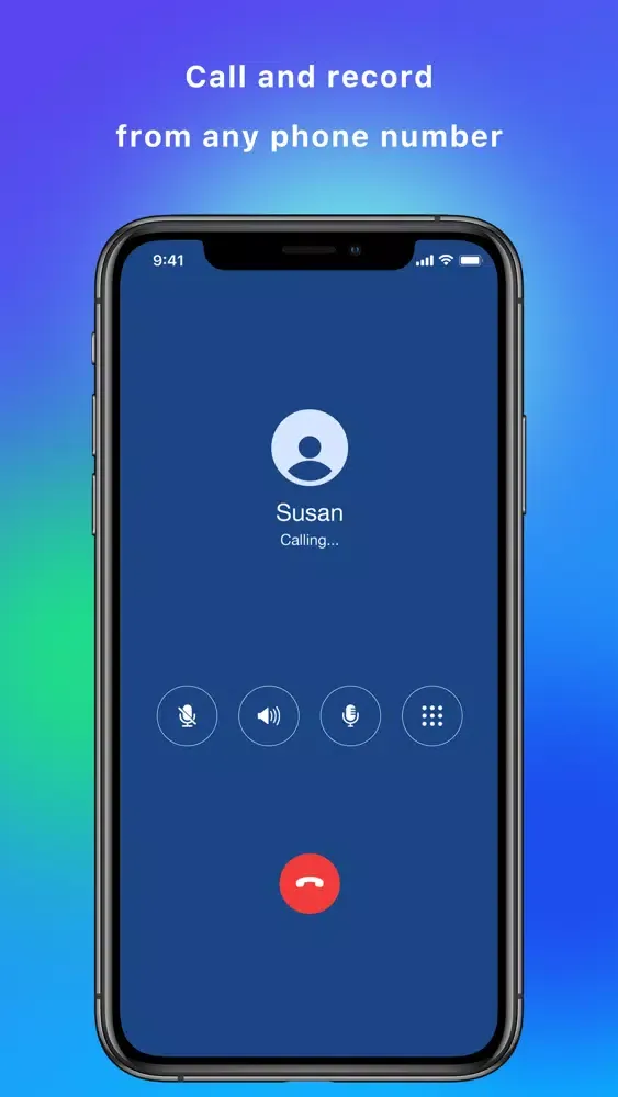 2nd Number: WiFi Call & Text Screenshots