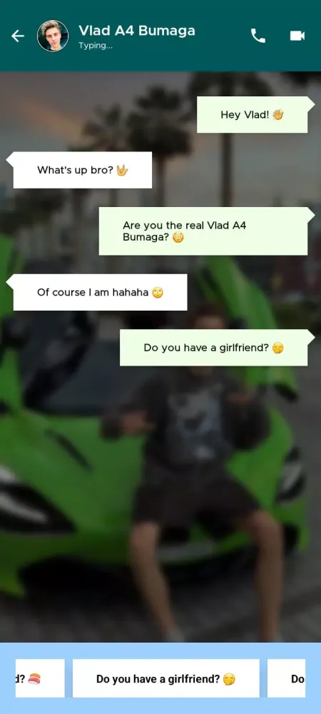 Zrzuty ekranu Videocall with Vlad A4 Bumaga