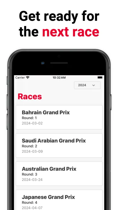 Captures d'écran de Formula Report GP Racing News