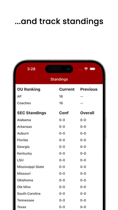 SoonerApp Oklahoma Football স্ক্রিনশট
