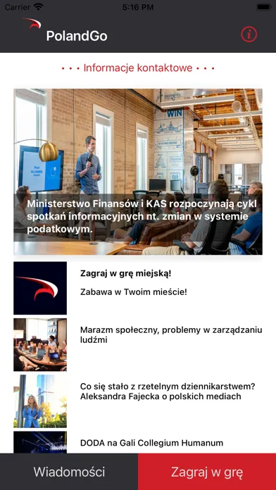 Ảnh chụp màn hình của PolandGo