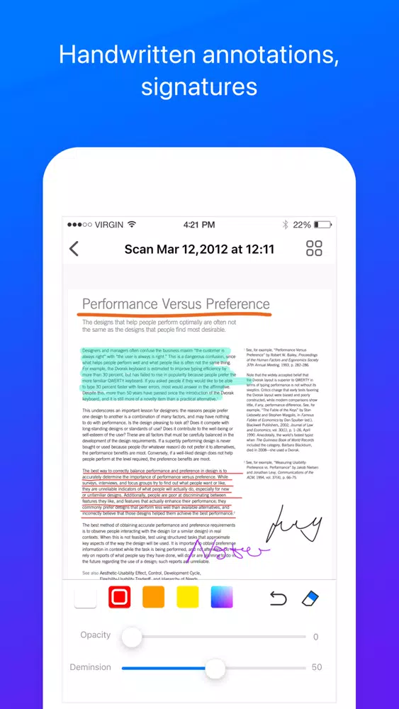 ภาพหน้าจอของ Doc Scanner: PDF Document Scan