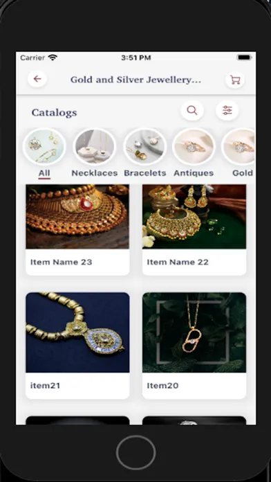 Capturas de tela do B2BJewellery