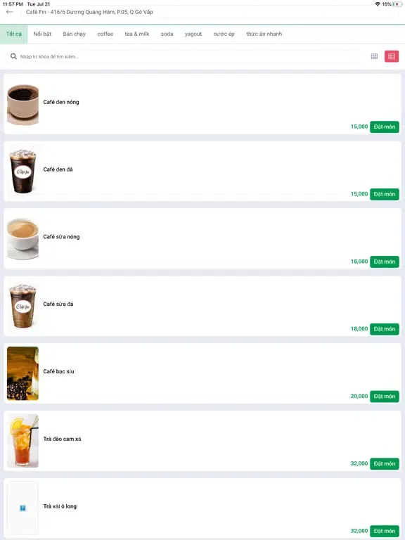 CAFÉ FIN iPad 應用截圖