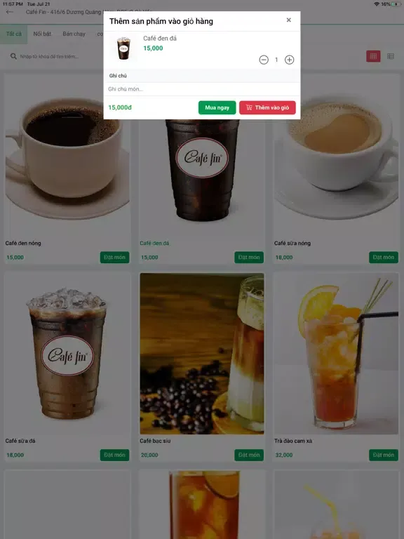 CAFÉ FIN iPad 應用截圖