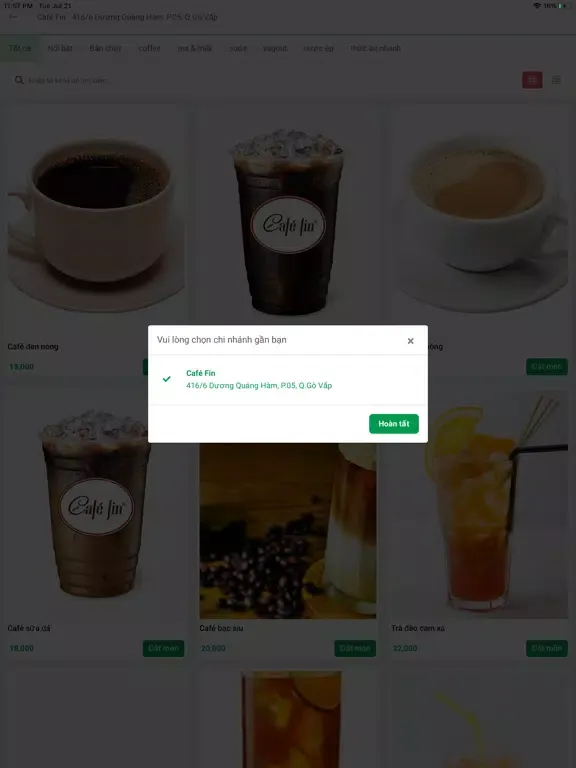 CAFÉ FIN iPad 應用截圖