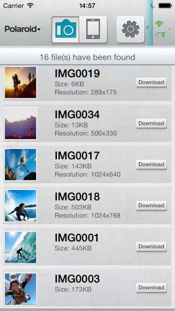 Polaroid XS100i File应用截图