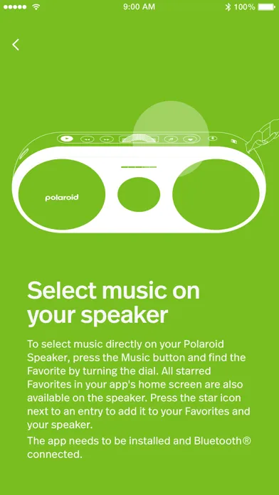 Polaroid Music Screenshots
