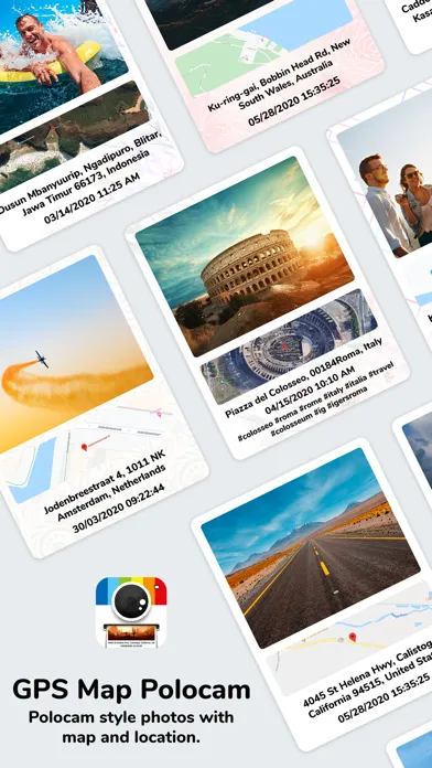 Capturas de pantalla de Polocam Geotagging & timestamp