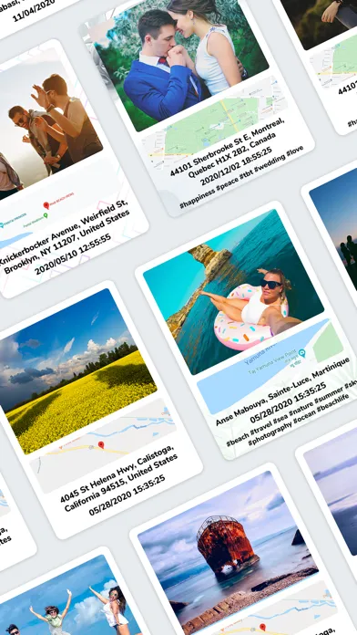 Capturas de pantalla de Polocam Geotagging & timestamp