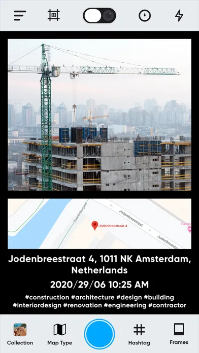 Capturas de pantalla de Polocam Geotagging & timestamp