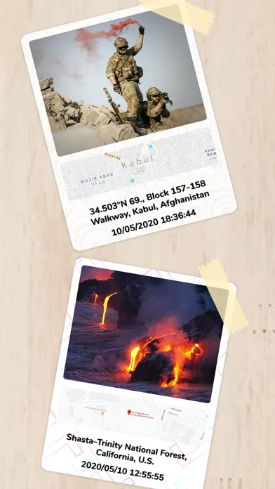 Capturas de pantalla de Polocam Geotagging & timestamp
