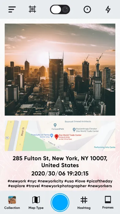 Capturas de pantalla de Polocam Geotagging & timestamp