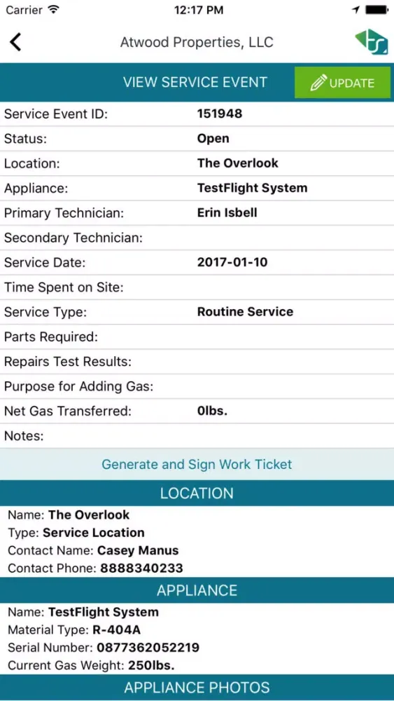 TrakRef - Refrigerant Management Solution Ekran Görüntüleri